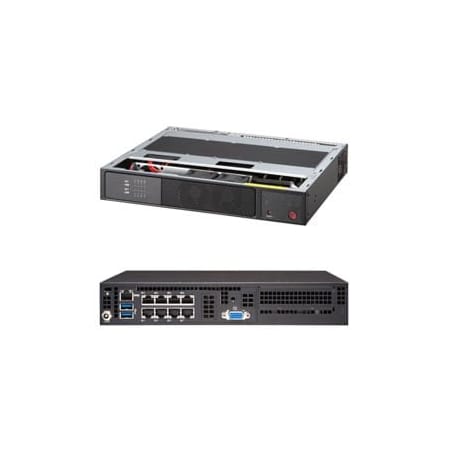 Supermicro Superserver E300-9A-4Cn8 - Mini-1U - Atom C3558 2.2 Ghz - 0 SYS-E300-9A-4CN8